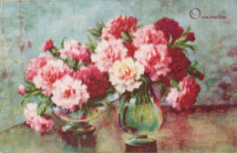 FLOWERS Vintage Postcard CPA #PKE556.A - Blumen
