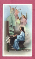 Santino. Holy Card- Santa Cecilia- Ed. Enrico Bertarelli N° 2-671. Con Approvacione Ecclesistica- - Devotion Images