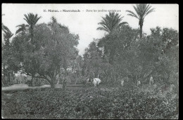 1063 - MAROC - MARRAKECH - Dans Les Jardins Extérieurs - Marrakech