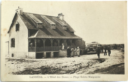 C. P. A. : 29 : LANDEDA : L'Hôtel Des Dunes, Plage Sainte Marguerite, Bus, Animé - Autres & Non Classés