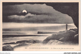 ACWP11-17-0974 - ST-GEORGES DE DIDONNE - Le Phare Et La Jetée Au Claire De Lune - Saint-Georges-de-Didonne