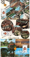 Lote De 8 Postales De Valencia Con Matasellos. - Covers & Documents