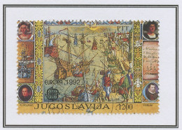Europa CEPT 1992 Yougoslavie - Jugoslawien - Yugoslavia Y&T N°2399 - Michel N°2536 (o) - 1992