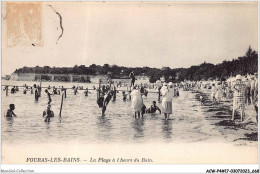 ACWP4-17-0337 - FOURAS LES BAINS - La Plage à L'heure Du Bain  - Fouras-les-Bains