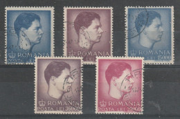 1947 - Roi Mihai Mi No 1028/1032 - Used Stamps