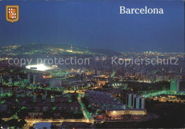 72581450 Barcelona Cataluna Panorama Nachtaufnahme Barcelona - Autres & Non Classés