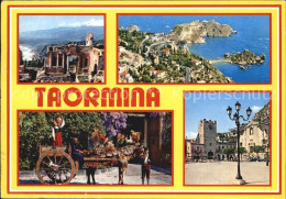 72581442 Taormina Sizilien Fliegeraufnahme Taormina - Autres & Non Classés