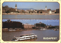 72581359 Budapest Donau Personenschiff Teilansicht  Budapest - Ungarn