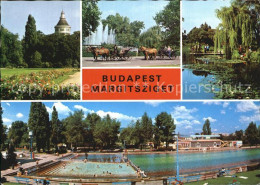 72581350 Budapest Margitziget Schwimmbad Kutsche Weiher Budapest - Ungarn