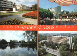 72581338 Hajdúszoboszló  Denkmal Schwimmbad Hochhaus Weiher Budapest - Ungarn