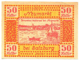 50 Heller 1920 NEUMARKT BEI SALZBURG Österreich UNC Notgeld Papiergeld Banknote #P10327 - [11] Local Banknote Issues