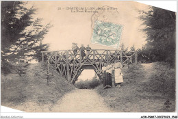 ACWP9-17-0780 - CHATELAILLON - Dans Le Parc - Le Pont Rustique  - Châtelaillon-Plage