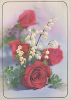 FLOWERS Vintage Postcard CPSM #PAS534.GB - Blumen
