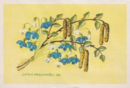 FLOWERS Vintage Postcard CPSM #PAS474.GB - Blumen