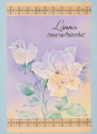 FLOWERS Vintage Postcard CPSM #PAS234.GB - Blumen