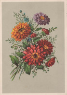 FLOWERS Vintage Postcard CPSM #PAR333.GB - Blumen
