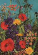 FLOWERS Vintage Postcard CPSM #PAR212.GB - Blumen