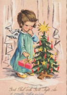 ANGEL CHRISTMAS Holidays Vintage Postcard CPSM #PAH149.GB - Anges