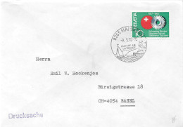 Postzegels > Europa > Zwitserland > 1970-1979 > Brief  Uit 1970  Met 1 Postzegel  (17656) - Storia Postale