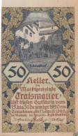 50 HELLER 1920 Stadt TRAISMAUER Niedrigeren Österreich Notgeld #PF261 - [11] Emissions Locales