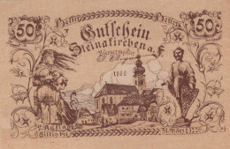 50 HELLER 1920 Stadt STEINAKIRCHEN AM FORST Niedrigeren Österreich #PE875 - [11] Local Banknote Issues
