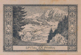 50 HELLER 1920 Stadt SPITAL AM PYHRN Oberösterreich Österreich Notgeld #PE868 - [11] Local Banknote Issues