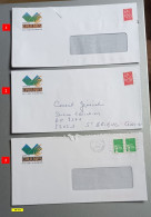 Caulnes 22350 - Mairie - Année 2004-2005 (lot De 5 Enveloppes) - 1961-....