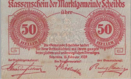 50 HELLER 1920 Stadt SCHEIBBS Niedrigeren Österreich Notgeld Banknote #PE639 - [11] Local Banknote Issues