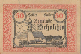 50 HELLER 1920 Stadt SCHALCHEN Oberösterreich Österreich Notgeld Banknote #PE600 - [11] Local Banknote Issues