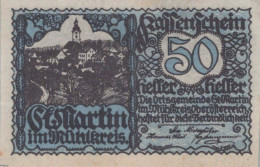 50 HELLER 1920 Stadt SANKT MARTIN IM MÜHLKREIS Oberösterreich Österreich #PE716 - [11] Local Banknote Issues