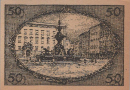 50 HELLER 1920 Stadt SALZBURG Salzburg Österreich Notgeld Banknote #PF203 - [11] Local Banknote Issues