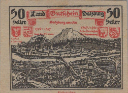 50 HELLER 1920 Stadt SALZBURG Salzburg Österreich Notgeld Banknote #PE841 - [11] Local Banknote Issues