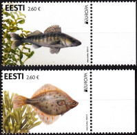 ESTONIA 2024-10 EUROPA: Underwater Flora And Fauna. Fish And Seaweed, MNH - 2024
