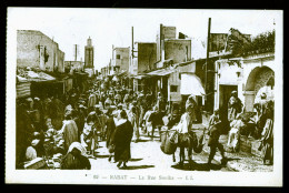 1073 - MAROC - RABAT - La Rue Souika - Rabat
