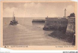 ADVP4-17-0321 - SAINT-MARTIN-DE-RE - Le Coligny Sortant Du Port  - Saint-Martin-de-Ré