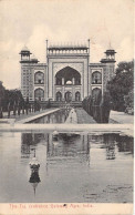 27013 " THE TAJ (ENTRANCE GATEWAY) AGRA-INDIA "-VERA FOTO-CART. POST.  SPED.1910 - India