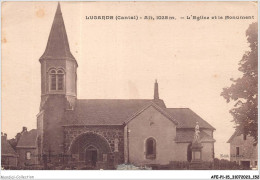 AFEP1-15-0077 - LUGARDE - L'eglise Et Le Monument  - Sonstige & Ohne Zuordnung