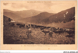 AFEP1-15-0071 - Les Plus Jolis Sites De L'auvergne - Une Vacherie Dans Les Pâturage Des Montagnes Du Lioran  - Sonstige & Ohne Zuordnung