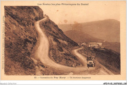 AFEP1-15-0066 - Les Routes Les Plus Pittoresques Du Cantal - L'ascension Du PUY MARY - Un Tournant Dangereux   - Sonstige & Ohne Zuordnung
