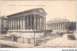 AFDP2-30-0204 - NIMES - La Maison Carrée Et Le Grand Théâtre - Nîmes