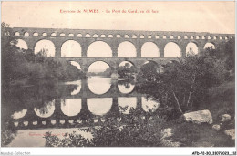 AFDP2-30-0185 - ENVIRONS DE NIMES - Le Pont Du Gard - Vu De Face - Nîmes