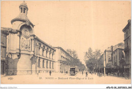 AFDP2-30-0175 - NIMES - Boulevard Victor-hugo Et Le Lycée - Nîmes