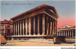 AFDP2-30-0169 - NIMES - La Maison Carrée Et Le Théâtre - Nîmes