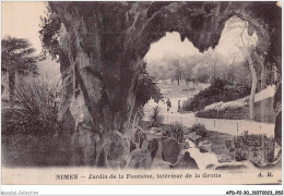 AFDP2-30-0155 - NIMES - Jardin De La Fontaine - Intérieur De La Grotte - Nîmes