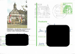 GERMANY. POSTAL STATIONERY. SONTRA - Cartes Postales Illustrées - Oblitérées