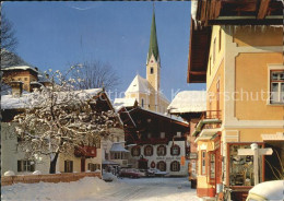 72580958 Kirchberg Tirol Ortspartie Im Winter Kirchberg In Tirol - Sonstige & Ohne Zuordnung