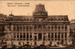 N°2941 W -cpa Credit Lyonnais -Paris -boulevard Des Italiens- - Banche