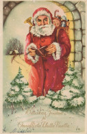 PAPÁ NOEL NAVIDAD Fiesta Vintage Tarjeta Postal CPSMPF #PAJ481.ES - Santa Claus