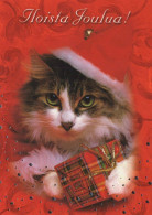CHAT CHAT Animaux Vintage Carte Postale CPSM #PBQ799.FR - Cats