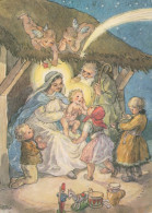 ANGE Noël Vintage Carte Postale CPSM #PBP568.FR - Anges